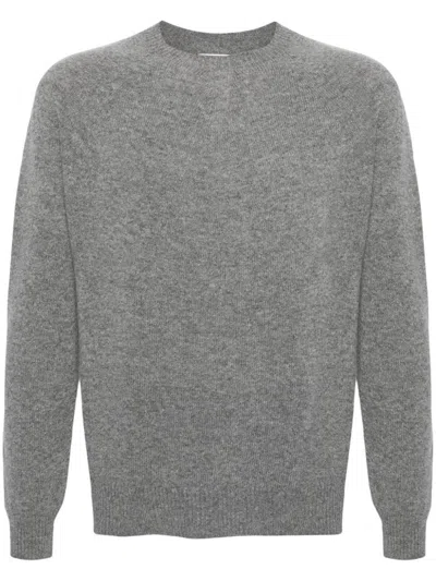 Jil Sander Cashmere Merino Wool Seamless Jumper In Gray