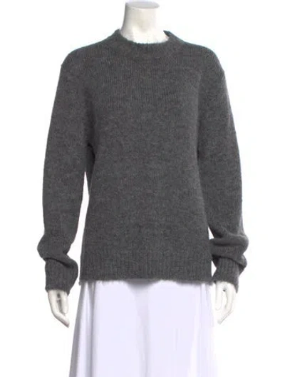Pre-owned Jil Sander Cashmere Mock Neck Sweater In Gray