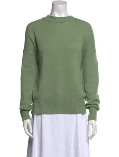 Pre-owned Jil Sander Cashmere Mock Neck Sweater In Green
