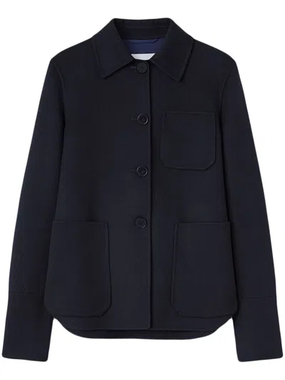 Jil Sander Cashmere Overshirt In Black