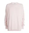 Jil Sander Cashmere Oversized Sweater In Pink