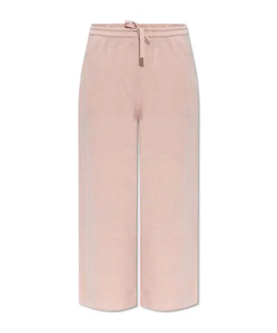 Jil Sander Cashmere Pants In Pink