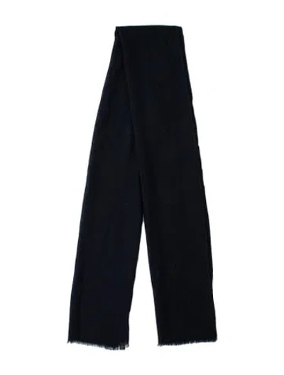 Pre-owned Jil Sander Cashmere Scarf In Blue