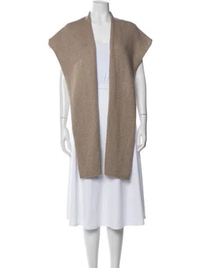 Pre-owned Jil Sander Cashmere Scarf In Neutral
