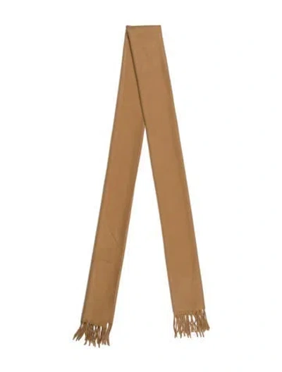 Pre-owned Jil Sander Cashmere Stole In Brown