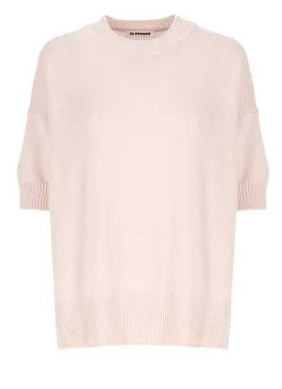 Jil Sander Cashmere Sweater In Pink