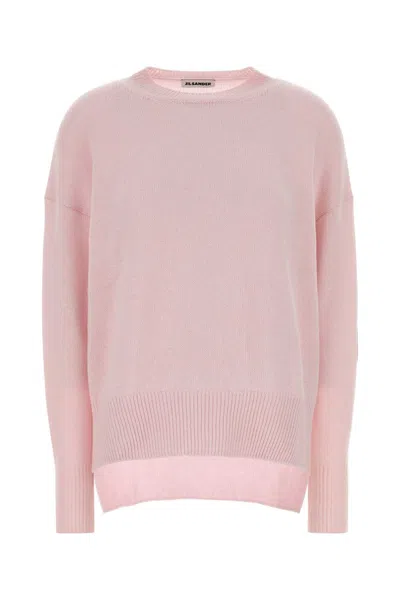 Jil Sander Cashmere Sweater In Pink