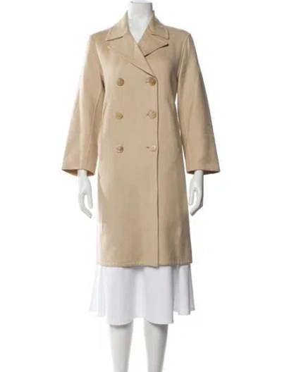 Pre-owned Jil Sander Cashmere Trench Coat In Neutral