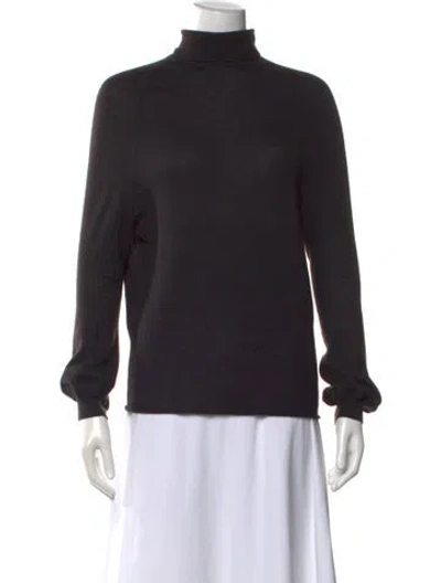 Pre-owned Jil Sander Cashmere Turtleneck Sweater In Brown