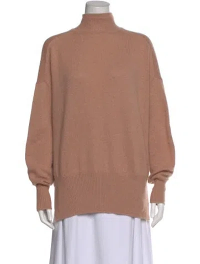 Pre-owned Jil Sander Cashmere Turtleneck Sweater In Neutral