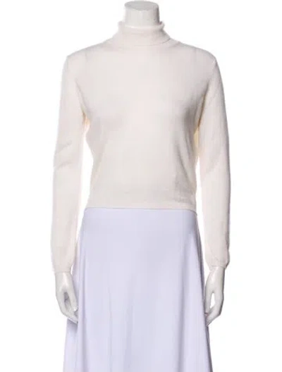 Pre-owned Jil Sander Cashmere Turtleneck Sweater In Neutral