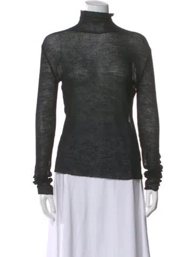 Pre-owned Jil Sander Cashmere Turtleneck Sweater W/ Tags In Black