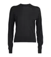 Jil Sander Cashmere-virgin Wool-silk Sweater In Black
