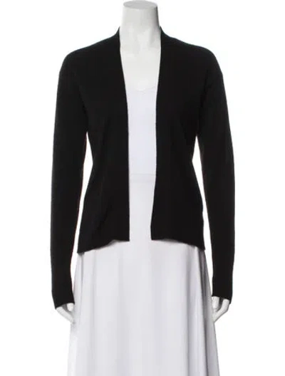 Pre-owned Jil Sander Cashmere V-neck Sweater In Black