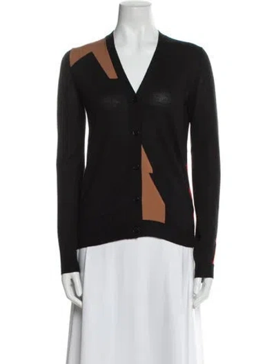 Pre-owned Jil Sander Cashmere V-neck Sweater In Multi