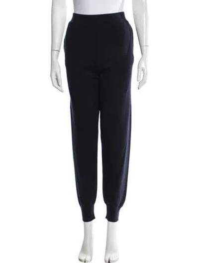 Pre-owned Jil Sander Cashmere Wide Leg Pants In Black