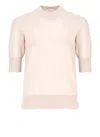 Jil Sander Cashmere, Wool And Silk Sweater In Pink