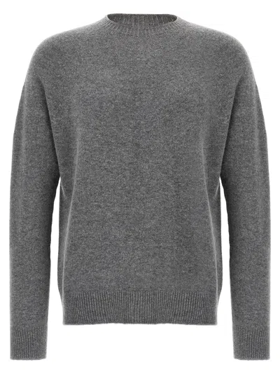 Jil Sander Cashmere Wool Sweater Sweaters And Cardigans Gray In Grey