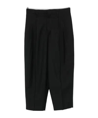 Jil Sander Casual Pants With Belt Loops In Black