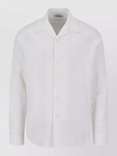 Jil Sander Casual Regular Fit Shirt Collar Long Sleeves Pocket In White