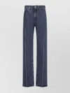 Jil Sander Indigo Blue Cotton 114 Treated Trousers In Blue