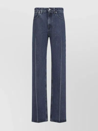 Jil Sander Casual Trousers Five-pocket Design In Blue