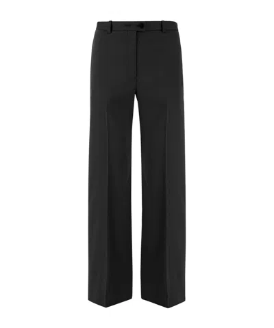 Jil Sander Casual Trousers With Belt Loops In Black