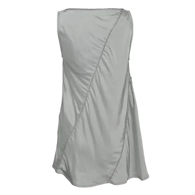 Jil Sander Chain Detail Sustainable Tank Top In Gray