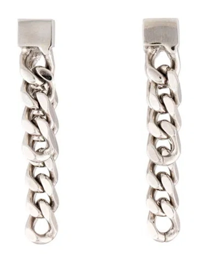 Pre-owned Jil Sander Chain Drop Earrings In Multi