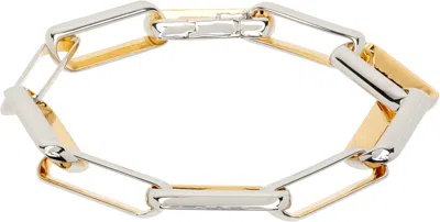 Jil Sander Chain-link Bracelet In Metallic