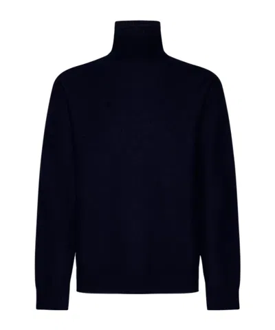 Jil Sander Chain-link Detailing Wool Jumper In Black