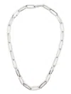 Jil Sander Chain-link Necklace In Silver