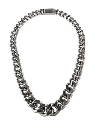 Pre-owned Jil Sander Chain Necklace, 18.25" In Multi