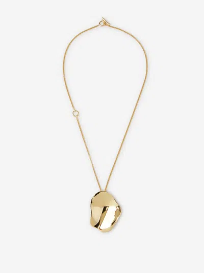 Jil Sander Chain Necklace In Gold