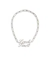 Jil Sander Chain Necklace In Gray