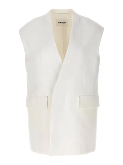 JIL SANDER OVERSIZE TAILORED VEST
