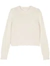 Jil Sander Sweaters White In White
