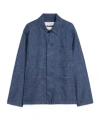 Jil Sander Structured Minimalist Jacket With Classic Collar In Blue