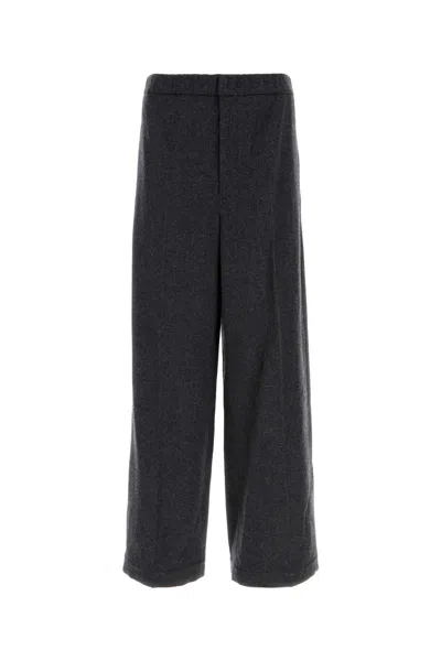 JIL SANDER JIL SANDER CHARCOAL FLANNEL PANT