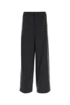 Jil Sander Flannel Pant With Wide Leg And Back Pockets In Gray