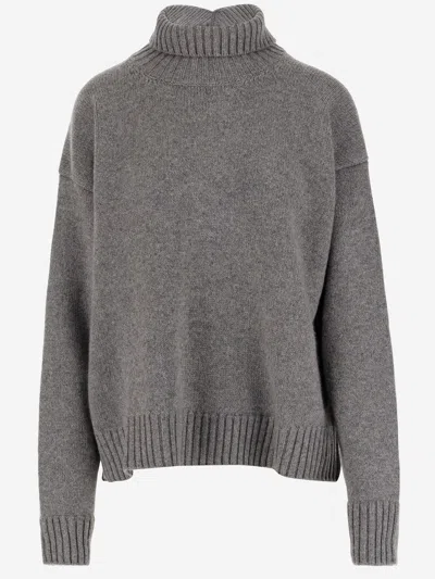 JIL SANDER JIL SANDER CHASHMERE BLEND SWEATER