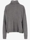 Jil Sander Chashmere Blend Sweater In Grey