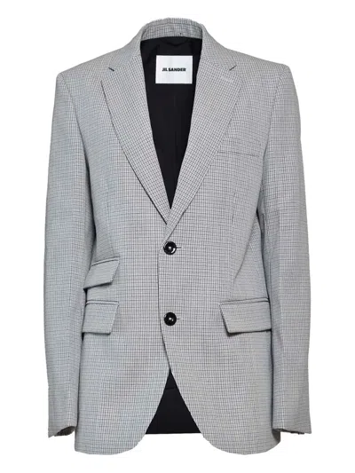 JIL SANDER CHECKED BLAZER