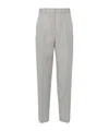 Jil Sander Checked Tailored Trousers In Gray