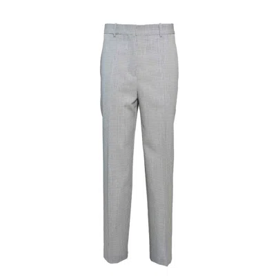 Jil Sander Checked Tapered Leg Trousers In Multi