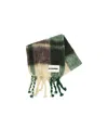 Jil Sander Printed Wool Scarf In Green