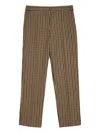 Jil Sander Wool Canvas Tailored Trousers