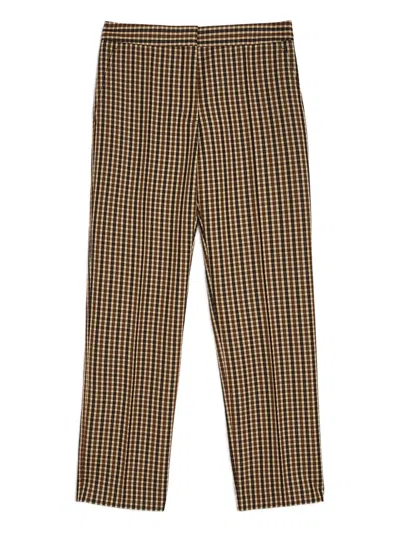 JIL SANDER CHECKED TROUSERS