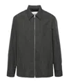 Jil Sander Checkered Shirt In Black