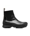 Jil Sander Chelsea Ankle Boots In Black